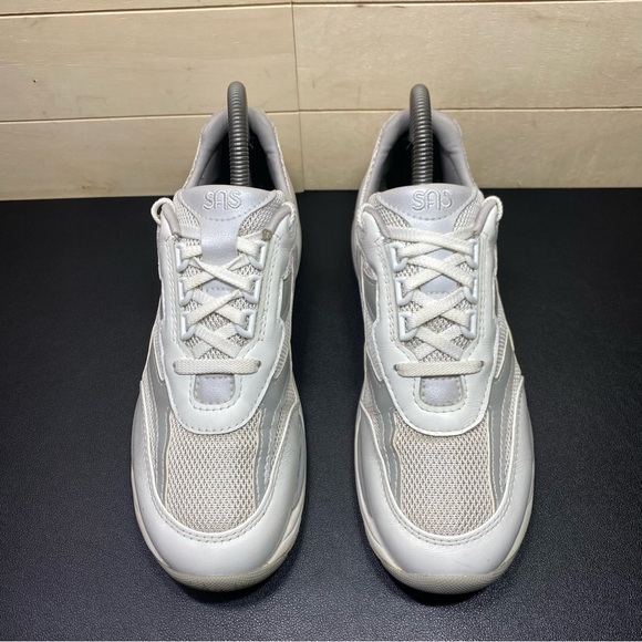 SAS Tour Mesh White Silver Women's Size 7 N Shoes Tripad Comfort Sneakers - Picture 7 of 11